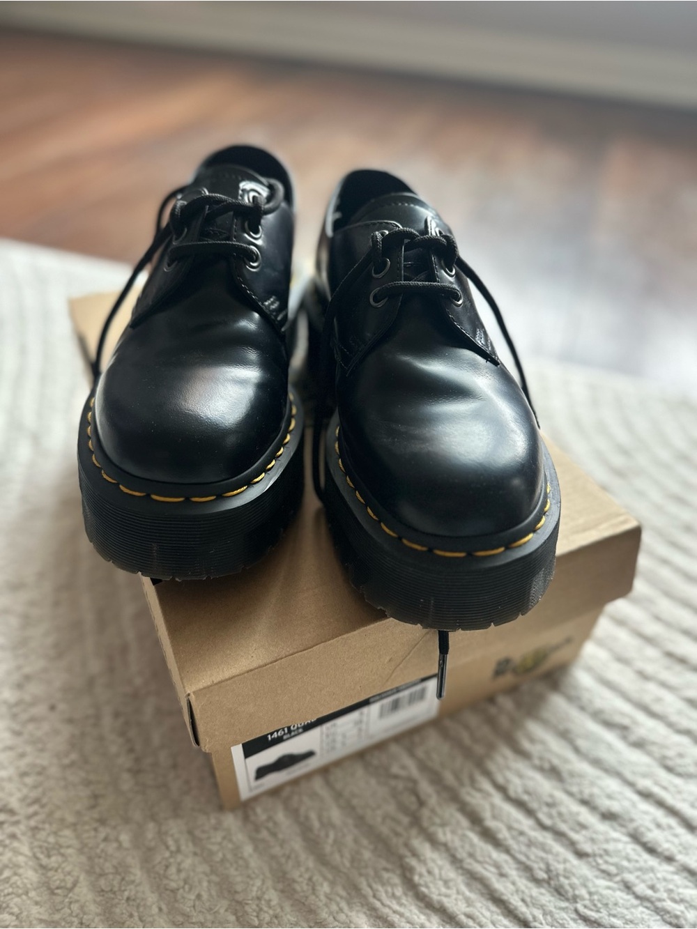 Dr Martens 1461 SMOOTH LEATHER PLATFORM SHOES
